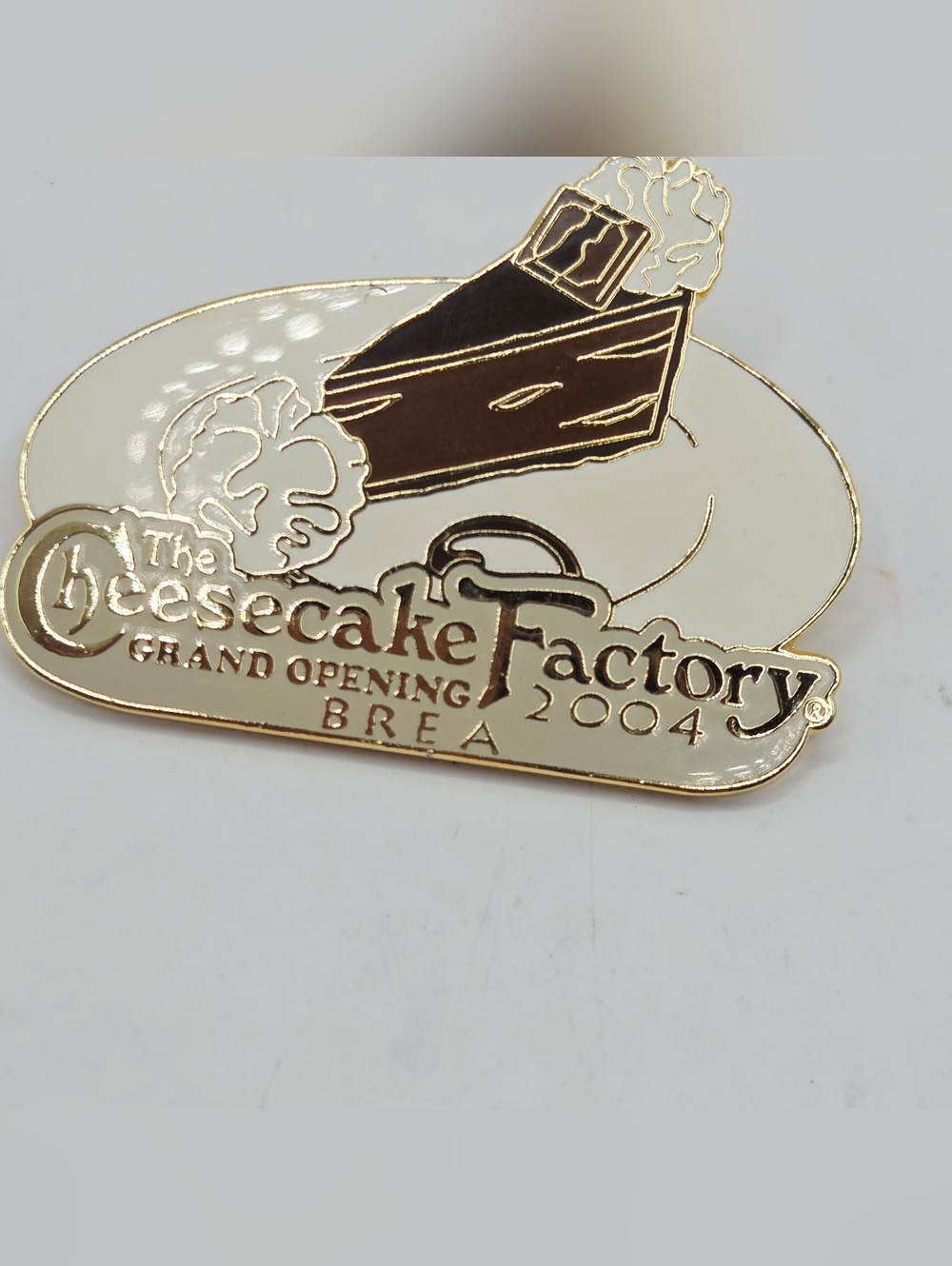 The Cheesecake Factory Grand Opening 2004 Brea CA Pin